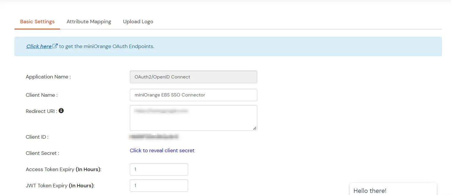 Get Client ID and Secret for Oracle EBS Okta SSO