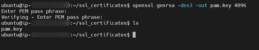 Privileged Access Management Admin Handbook: Create directory/change the directory to following the below command