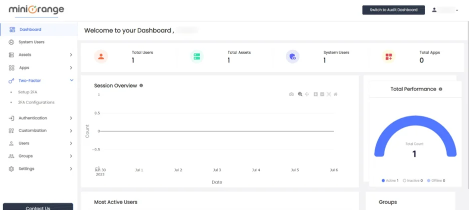 PAM Handbook - Configure MFA: Navigate to Two-Factor -> 2FA Configuration