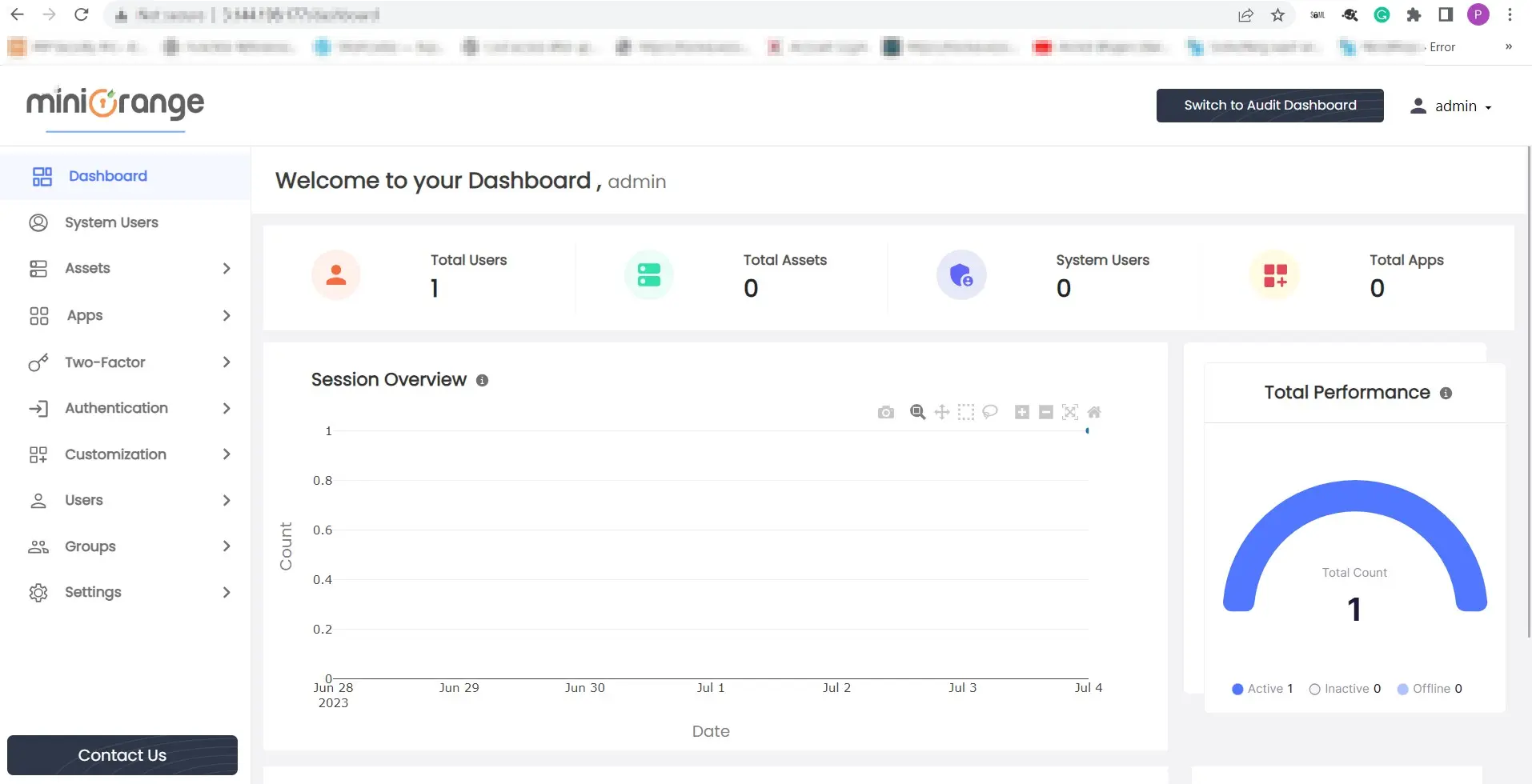 Admin Dashboard