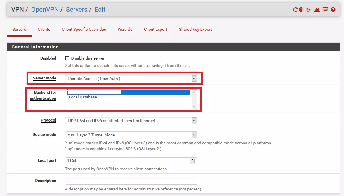  Two-factor authentication (2FA) for Netgate pfsense VPN : Authentication Server