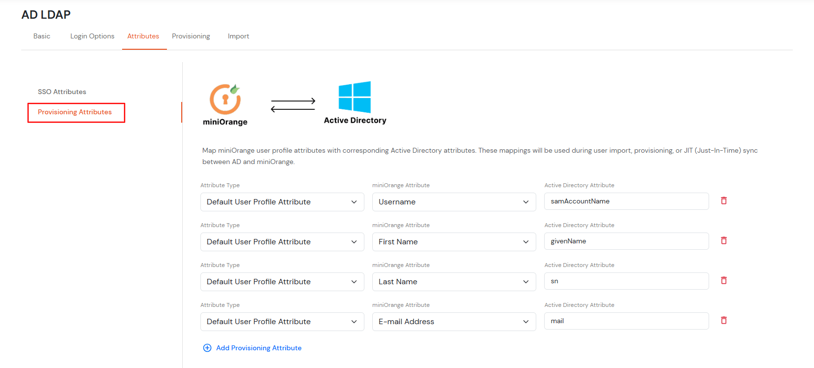 PagerDuty : Attributes Mapping from AD