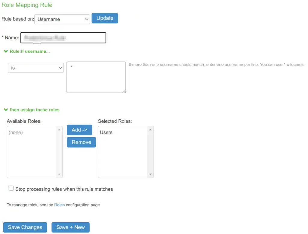 MFA 2FA two-factor authentication for Pulse Connect Secure : Role Mapping Rule