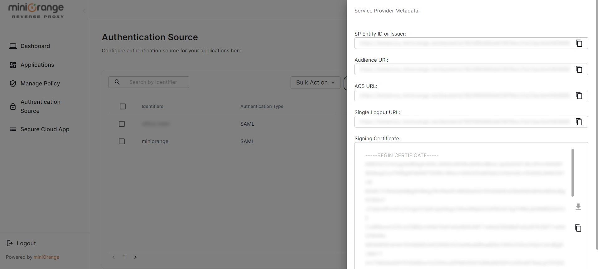 SAML Authentication with Cloud Access Security Broker (CASB)  SSO request