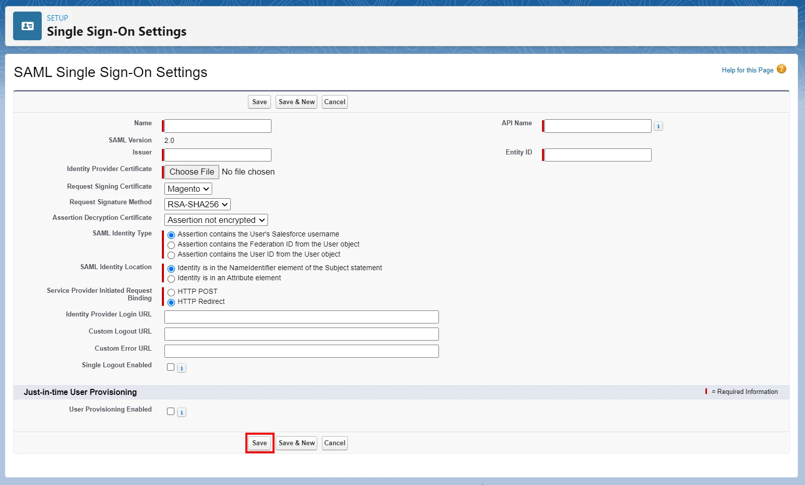 Salesforce trusted IP ranges  Restriction: copy organization id