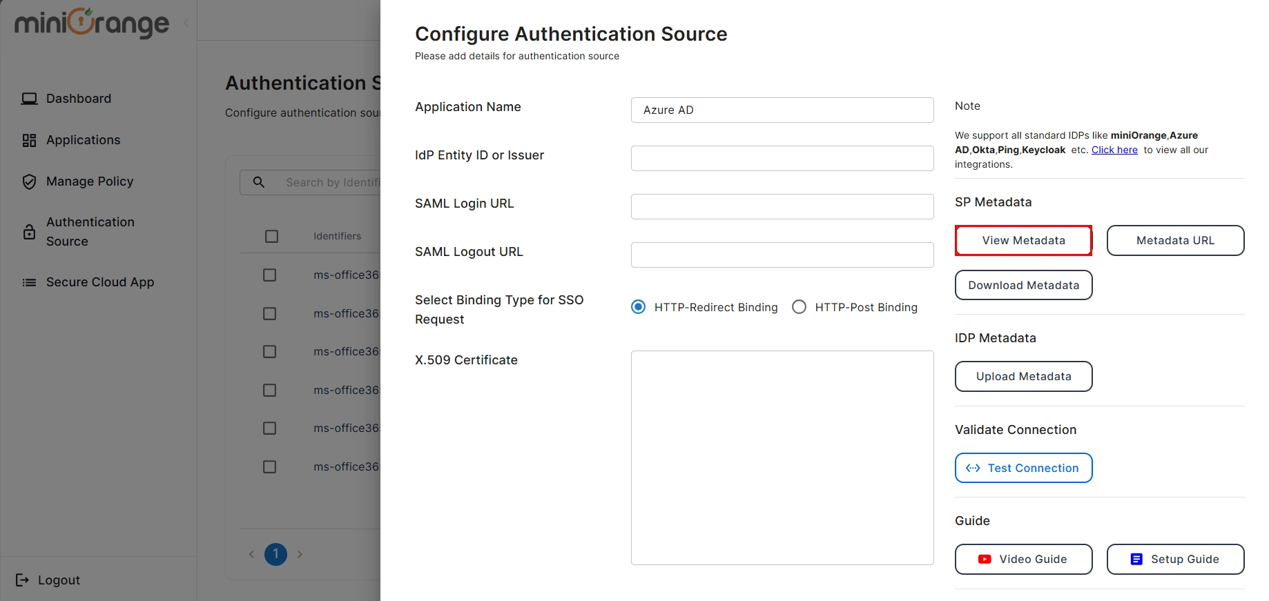 SAML Authentication with Cloud Access Security Broker (CASB)  SSO request