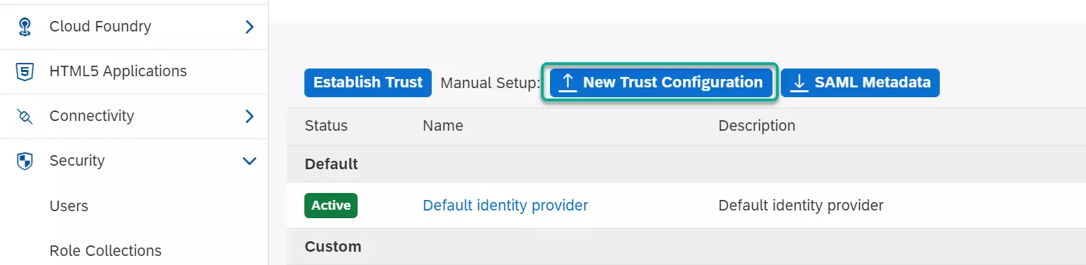 SAP HANA Single Sign On (sso) configuration steps