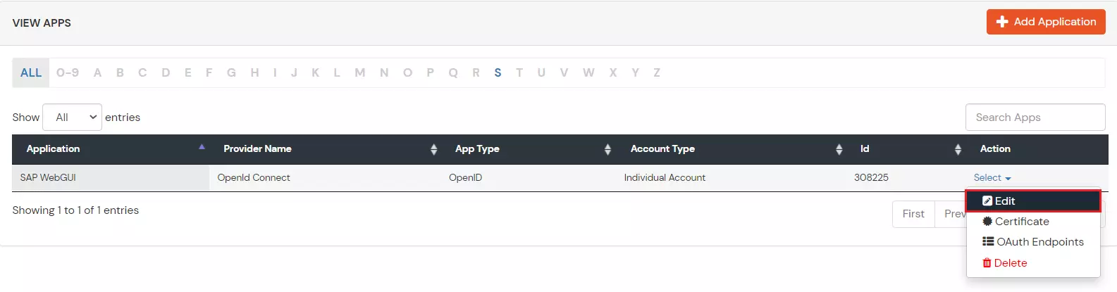  Single Sign-On (sso) for SAP WebGUI edit application