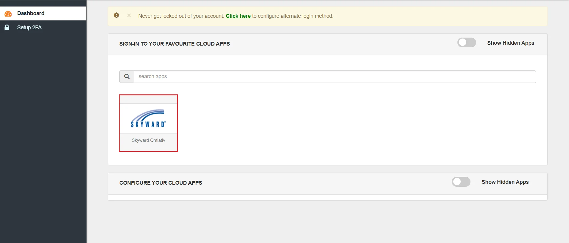 Skyward Qmlativ Single Sign-On (SSO) verify configuration