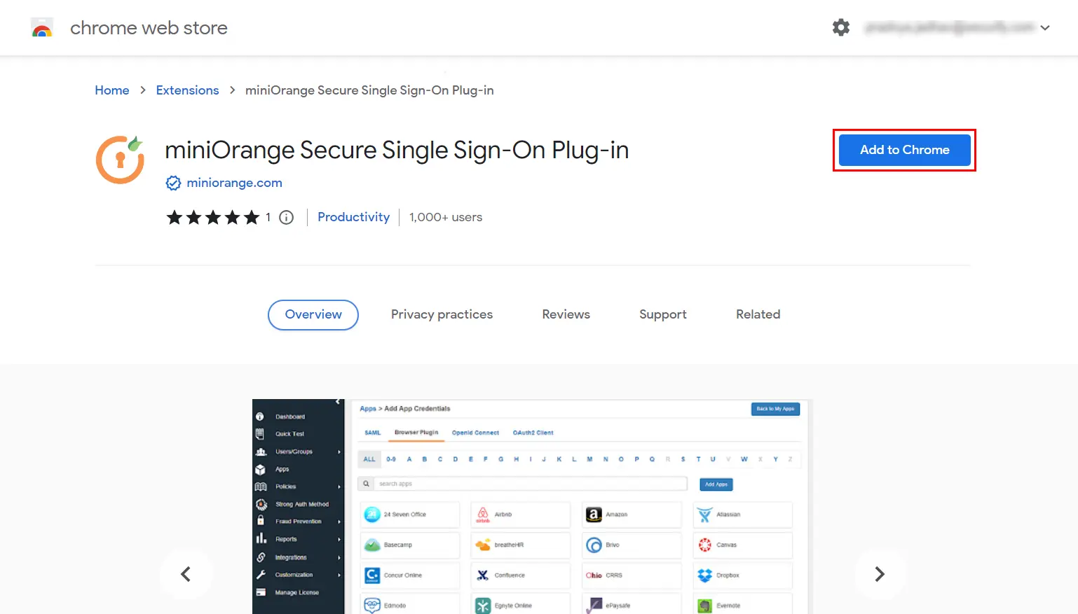 miniOrange Identity Platform Partner Portal Handbook: Browser Extension