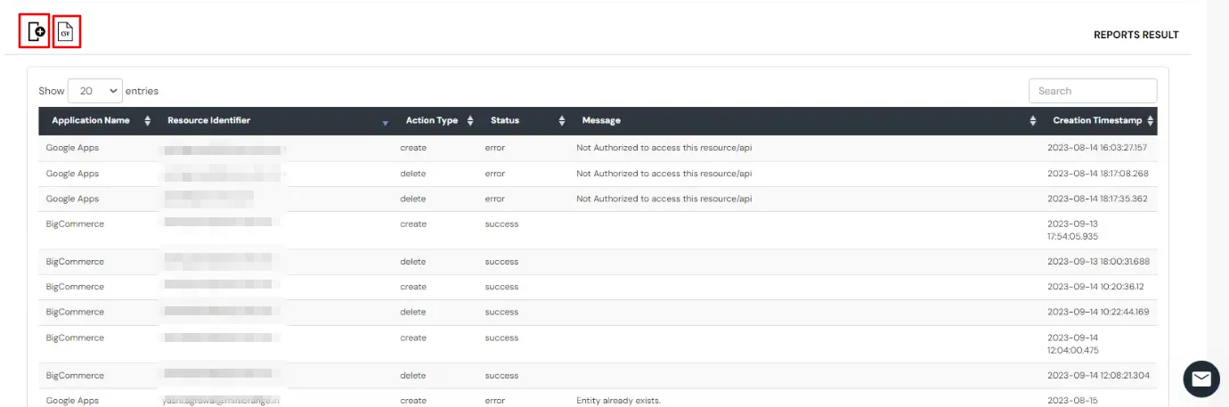 miniOrange Identity Platform Super Admin Handbook: To get Provisioning Report Results