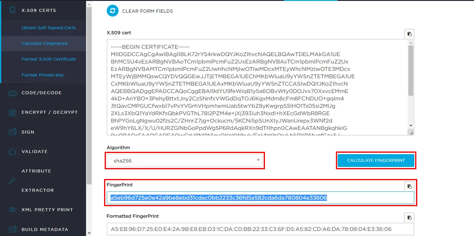 Zendesk enterprise Single Sign On (SSO) Generate certificate fingerprint